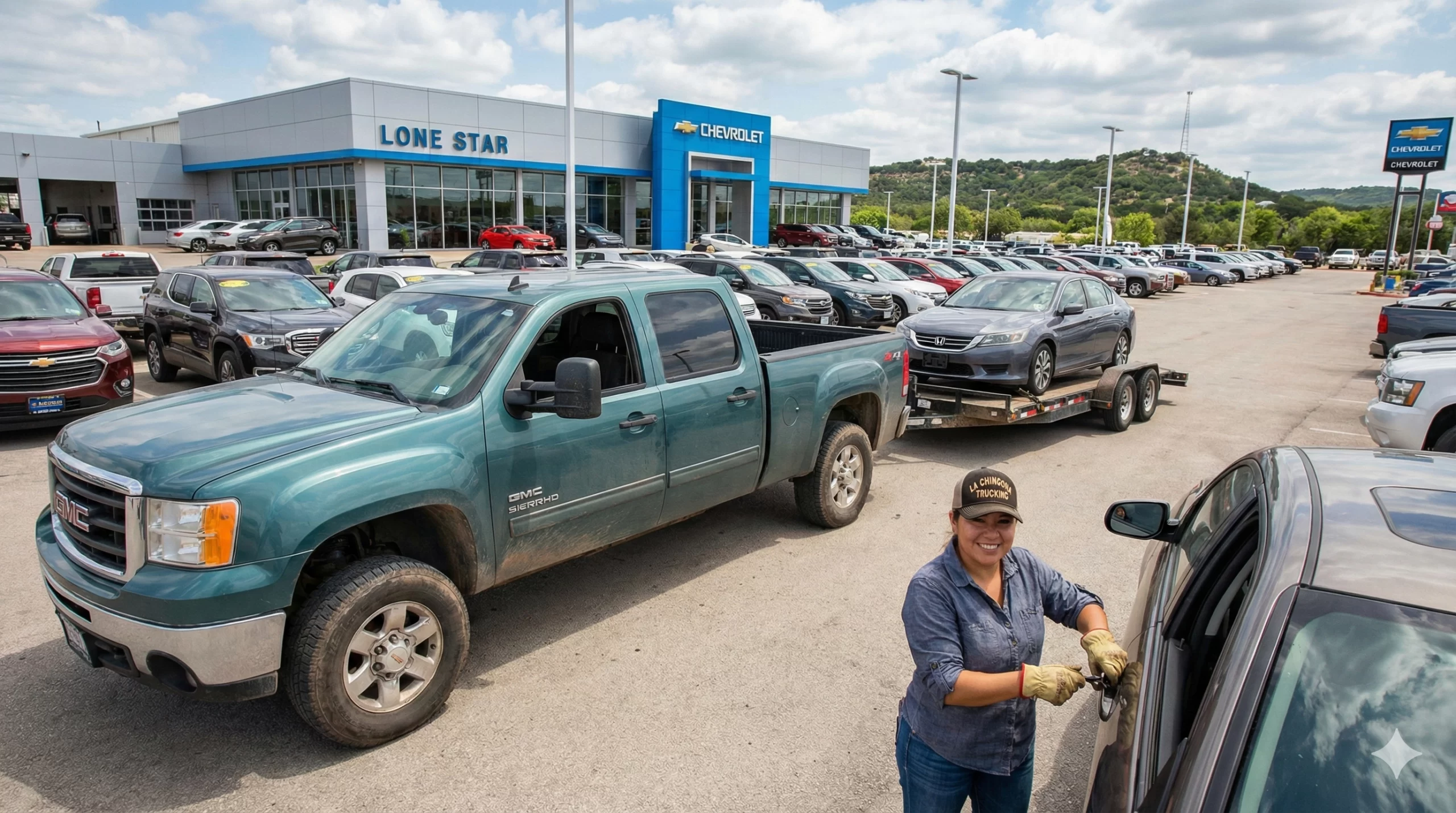 Need fast Dealer Trade Transport Texas? We move inventory between dealerships same-day. Hotshot service for running and non-running trades. Get a B2B quote.